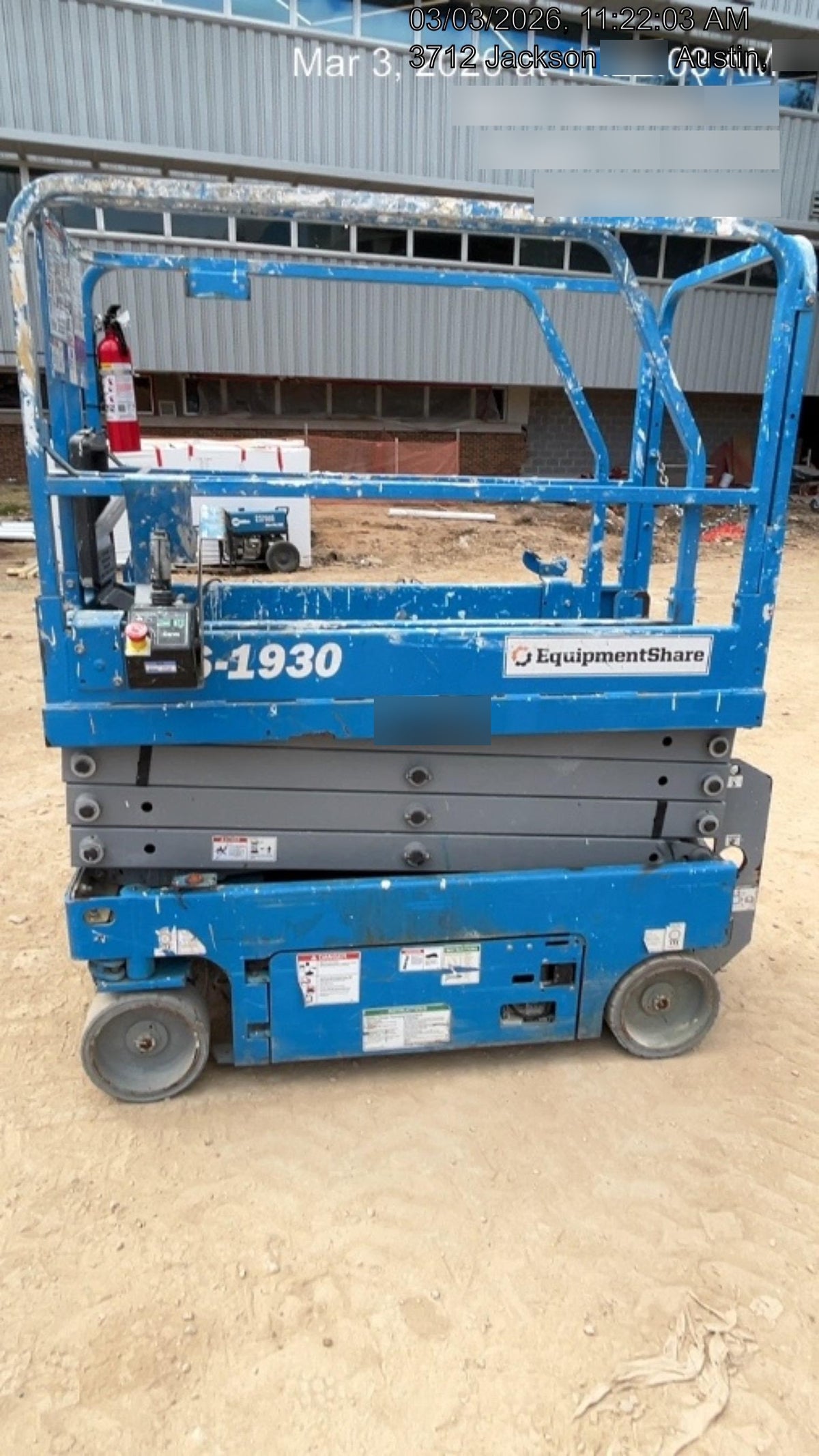 2019 Genie GS-1930 Fixed Rails with Chain Entry
