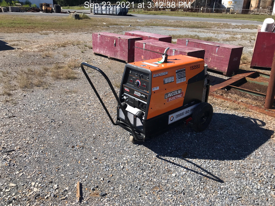 2021 Lincoln Electric Ranger 305 LPG LPG One-Pak (includes undercarriage, tank holder & tank strap) ORANGE
