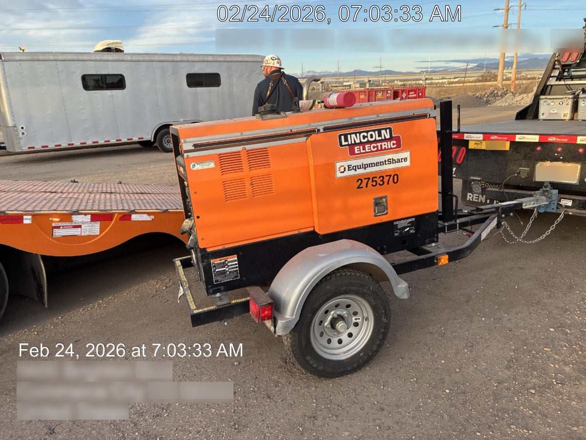 2022 Lincoln Electric LE400 Kubota V1505, Trlr, Cable Rack, Light Kit, ES Decals, T3