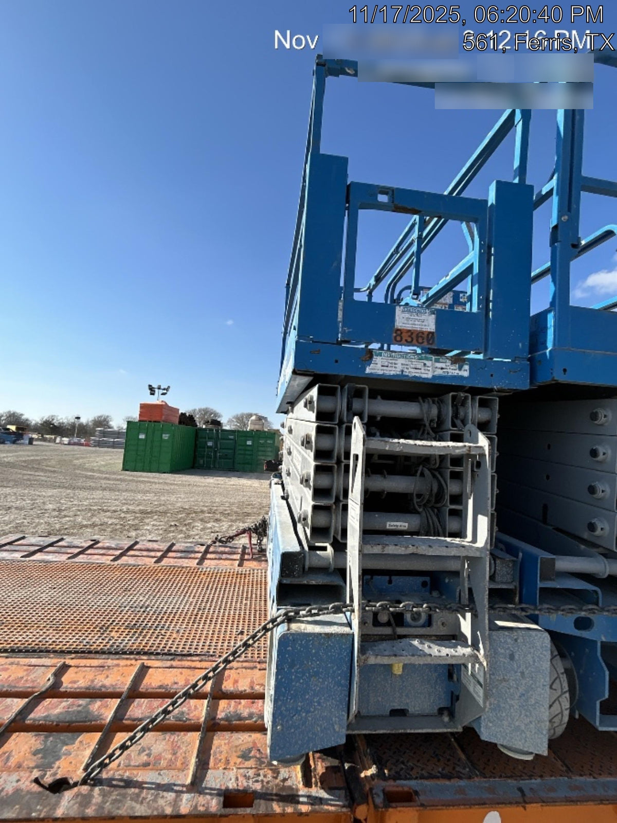 2018 Genie GS-3232 Genie GS3232 Lift w/Folding Rails and Swing Gate