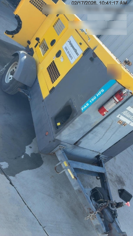 2020 ATLAS COPCO PAS 150 HF CS Enclosed