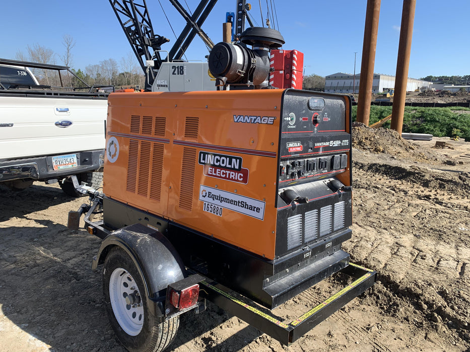 2021 Lincoln Electric Vantage 549X Ready Pak 3, ORANGE (includes trailer, cable rack, fender light kit)