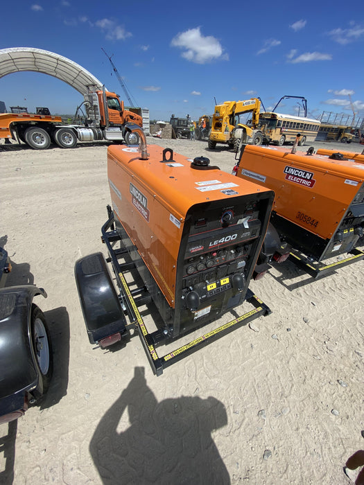 2023 Lincoln Electric LE400 Kubota V1505, Trlr, Cable Rack, Light Kit, ES Decals, T3