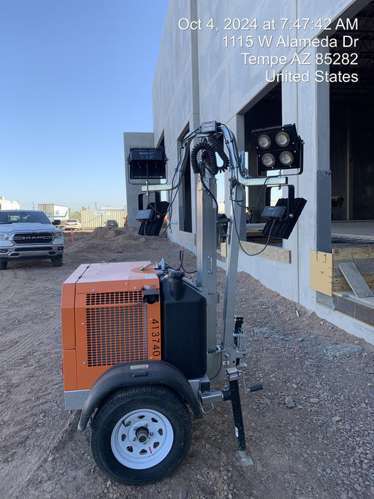 2024 Wanco WLTT-4MM4K Diesel, Deep Sea Controller, Shore Power Plug, Auto Start, (4) 350W LED Floodlights, 4kW Generator, 60 Gal Fuel Tank, 2" Ball, T3