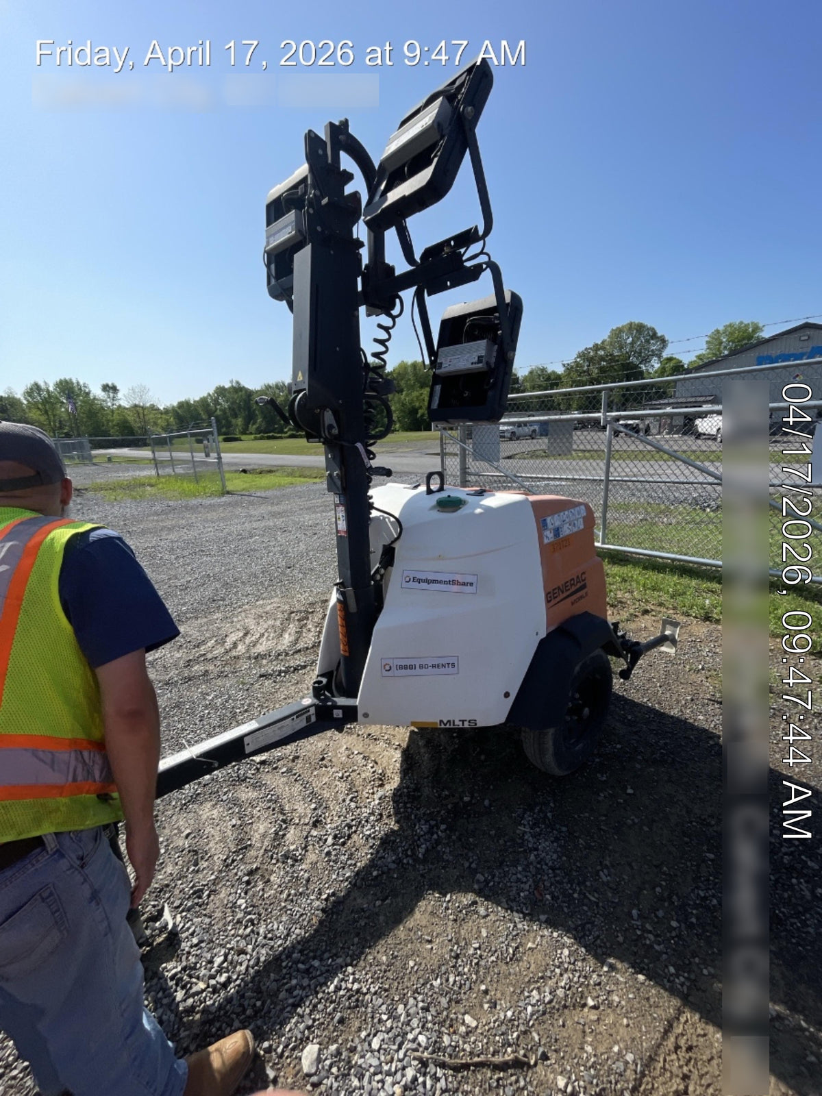2023 Generac MLT2 Diesel, Flex Switch 120V Input, Powerzone Controller, 
(4) 320W LED Lights, 4kW Generator, 39.9 Gal Fuel Tank, 2" Ball, T3