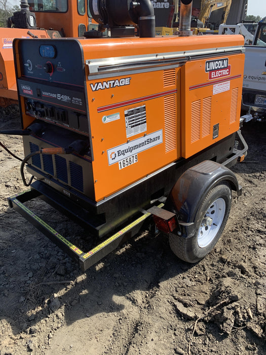 2021 Lincoln Electric Vantage 549X Ready Pak 3, ORANGE (includes trailer, cable rack, fender light kit)