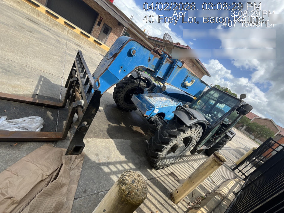 2019 Genie GTH-844 Cab/Heat/AC, Solid RT Tires, LED Work Lights, Beacon 60" QA Carriage, 48" Forks