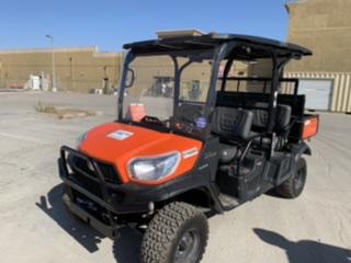 2021 Kubota RTV-X1140W-H Plastic Canopy, Windshield Acrylic Clear, LED Strobe Light, Wire Harness Kit, Back up Alarm