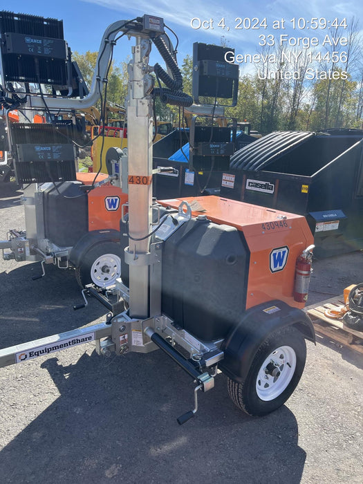 2024 Wanco WLTT-4MM4K Diesel, Deep Sea Controller, Shore Power Plug, Auto Start, (4) 350W LED Floodlights, 4kW Generator, 60 Gal Fuel Tank, 2" Ball, T3