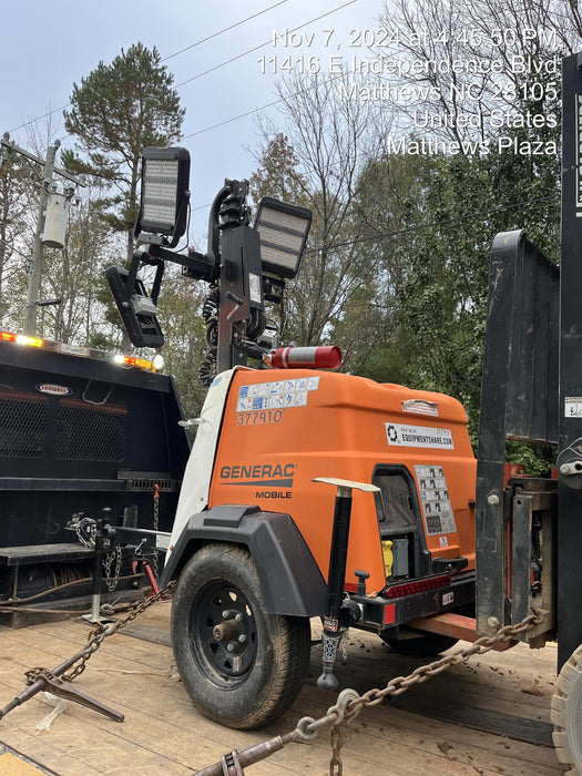 2023 Generac MLT2 Diesel, Flex Switch 120V Input, Powerzone Controller, 
(4) 320W LED Lights, 4kW Generator, 39.9 Gal Fuel Tank, 2" Ball, T3