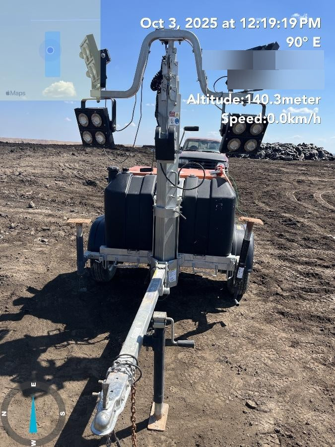2024 Wanco WLTT-4MM4K Diesel, Deep Sea Controller, Shore Power Plug, Auto Start, (4) 350W LED Floodlights, 4kW Generator, 60 Gal Fuel Tank, 2" Ball, T3