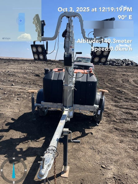 2024 Wanco WLTT-4MM4K Diesel, Deep Sea Controller, Shore Power Plug, Auto Start, (4) 350W LED Floodlights, 4kW Generator, 60 Gal Fuel Tank, 2" Ball, T3