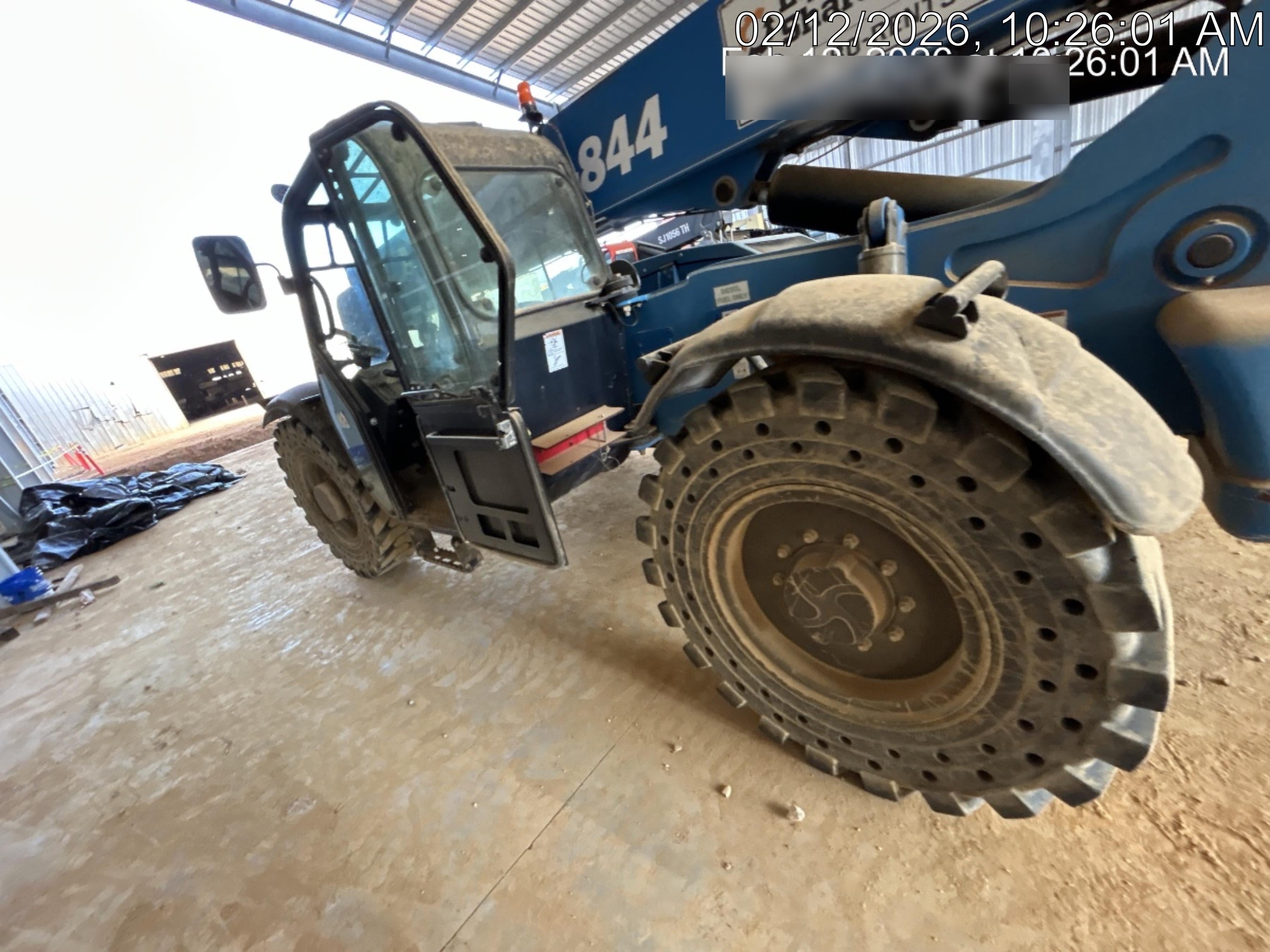 2019 Genie GTH-844 Genie GTH-844 w/Enclosed Cab w/HVAC, Work Lights, Solid Tires, Beacon, 60" Carriage and Forks