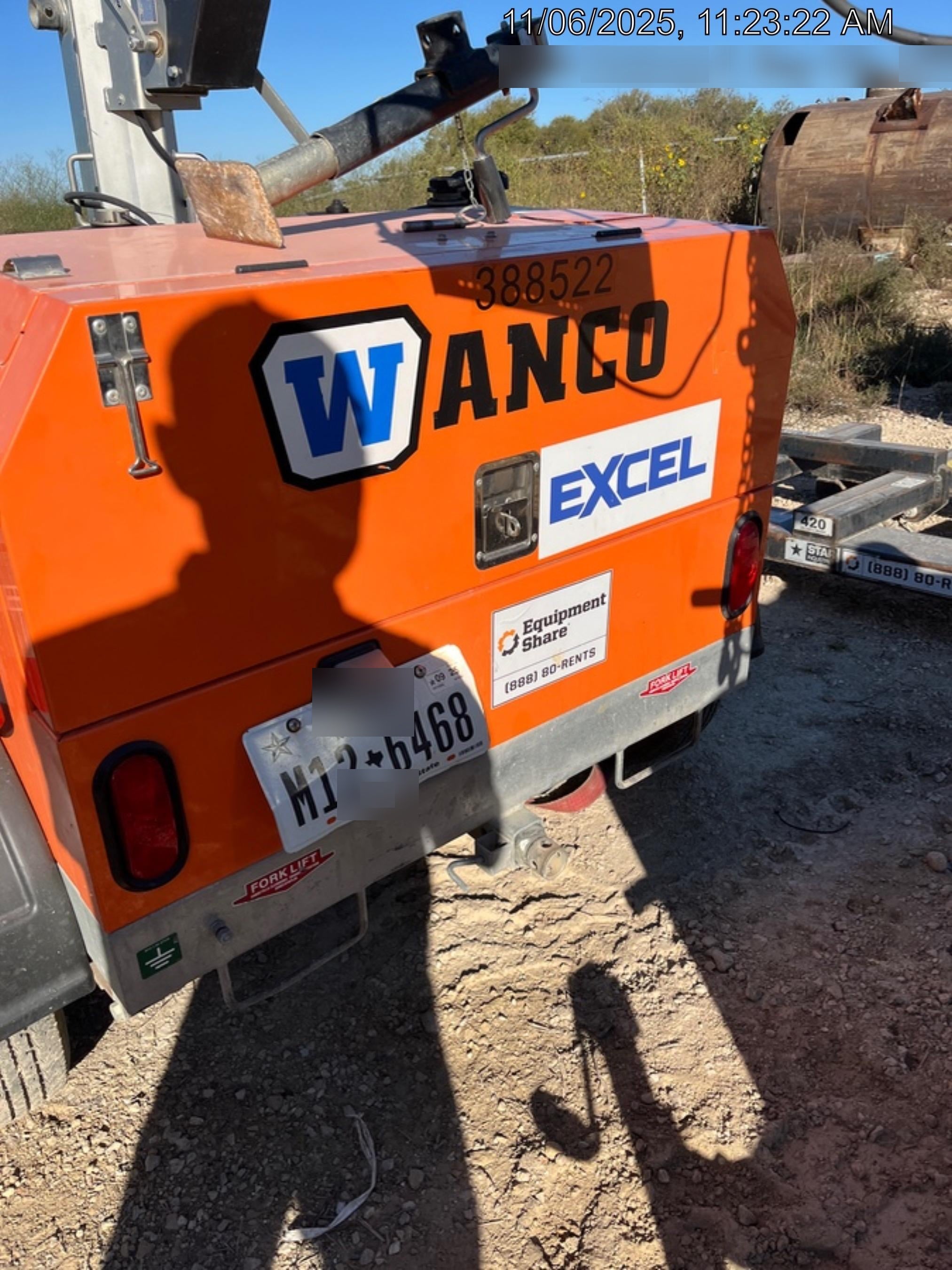 2024 Wanco WLTT-4MM4K Diesel, Deep Sea Controller, Shore Power Plug, Auto Start, (4) 350W LED Floodlights, 4kW Generator, 60 Gal Fuel Tank, 2" Ball, T3
