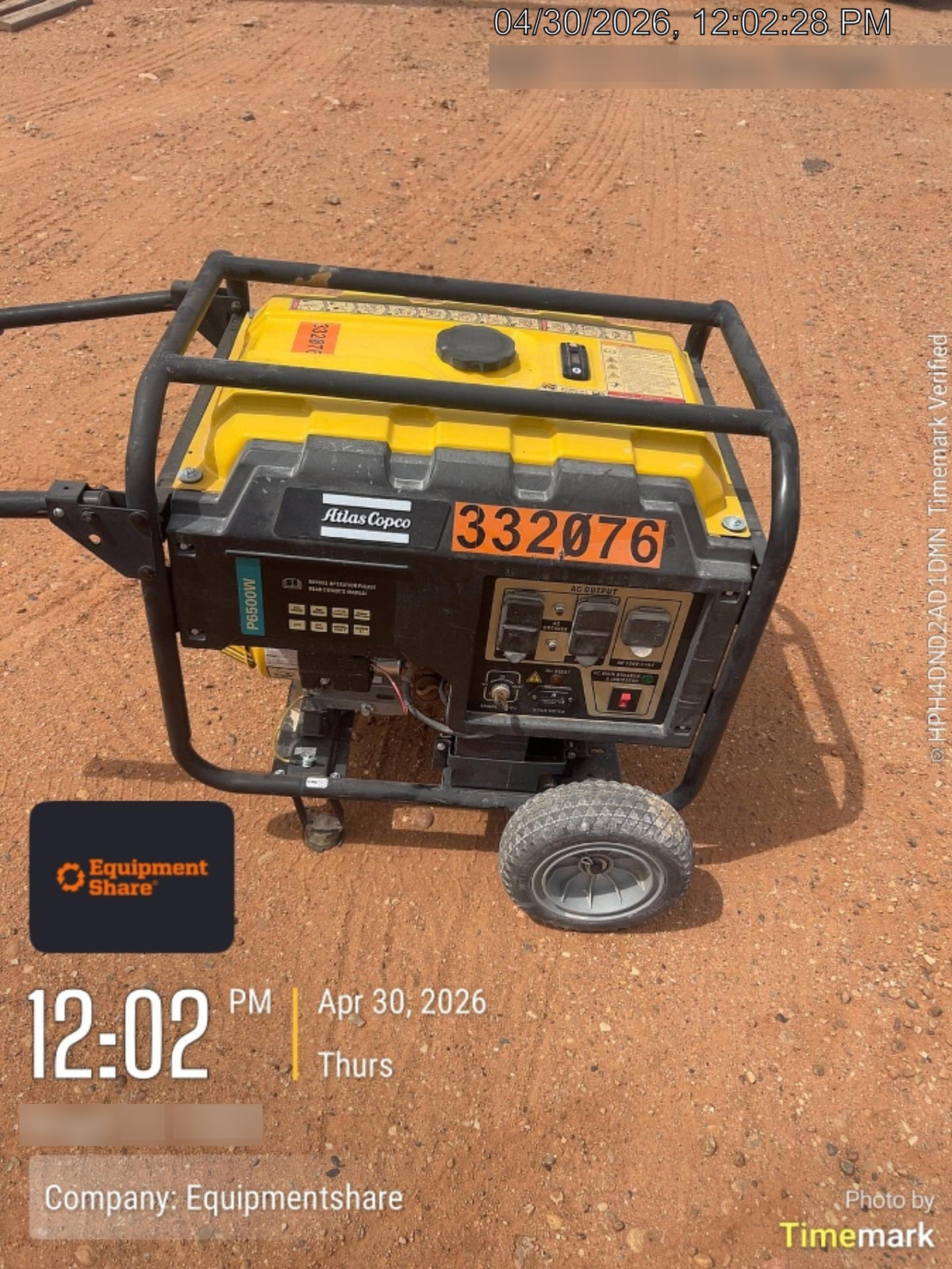 2023 ATLAS COPCO P6500W