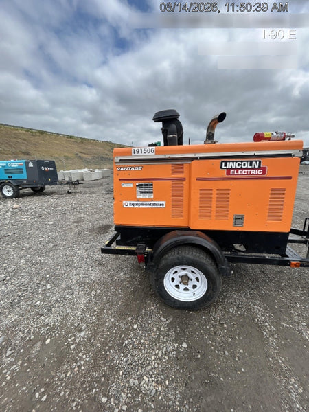 2021 Lincoln Electric Vantage 549X Ready Pak 3, ORANGE (includes trailer, cable rack, fender light kit)