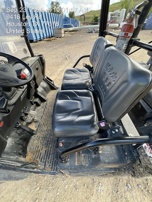 2021 Kubota RTV-X1140W-H Plastic Canopy, Windshield Acrylic Clear, LED Strobe Light, Wire Harness Kit, Back up Alarm