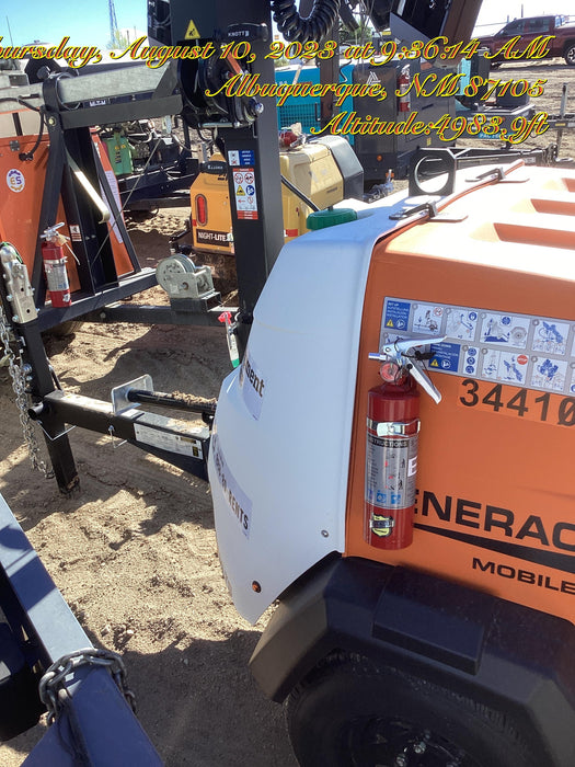 2023 Generac MLT2 Diesel, Flex Switch 120V Input, Powerzone Controller, (4) 320W LED Lights, 4kW Generator, 39.9 Gal Fuel Tank, 2" Ball, T3