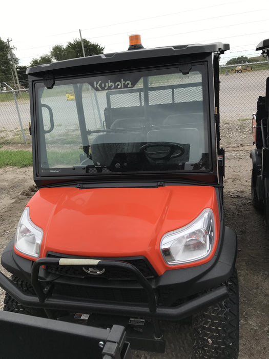 2019 Kubota RTV-X1140W-H 4wd Utility Cart, 4 Seat, Diesel, LED Strobe, Windshield Tempered Glass, Plastic Canopy, Wire Harness Kit, Backup Alarm
