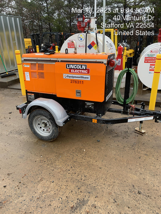 2022 Lincoln Electric LE400 Kubota V1505, Trlr, Cable Rack, Light Kit, ES Decals, T3