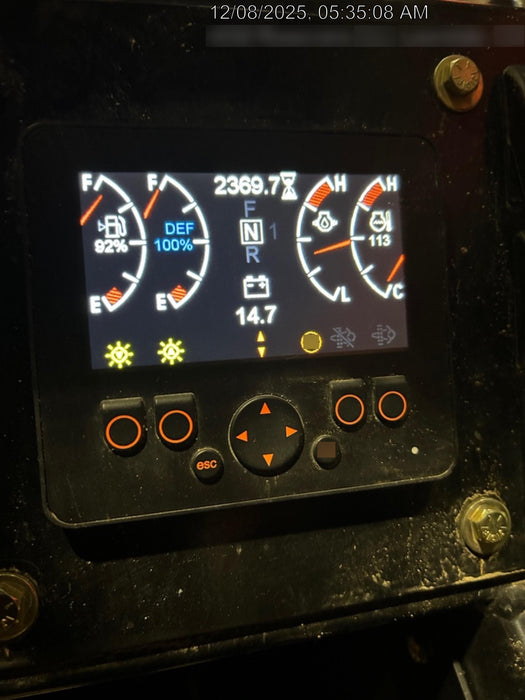 2019 Manitou MTA10055 Canopy, 120 HP, Solid Tires, Work Lights, Lift Hook, Auxiliary Hydraulics 66" Carriage and 60" Forks