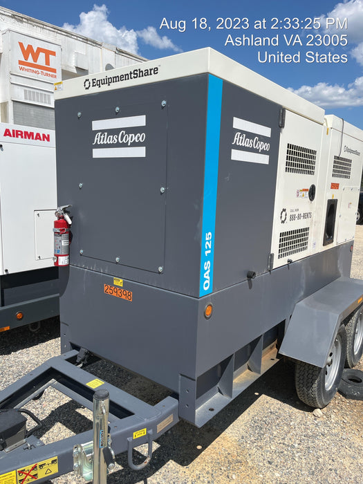 2022 ATLAS COPCO QAS 125