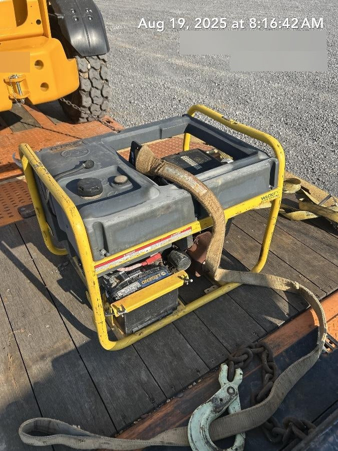 2018 Wacker Neuson GPS9700V Wacker Neuson GPS9700V Portable Generator