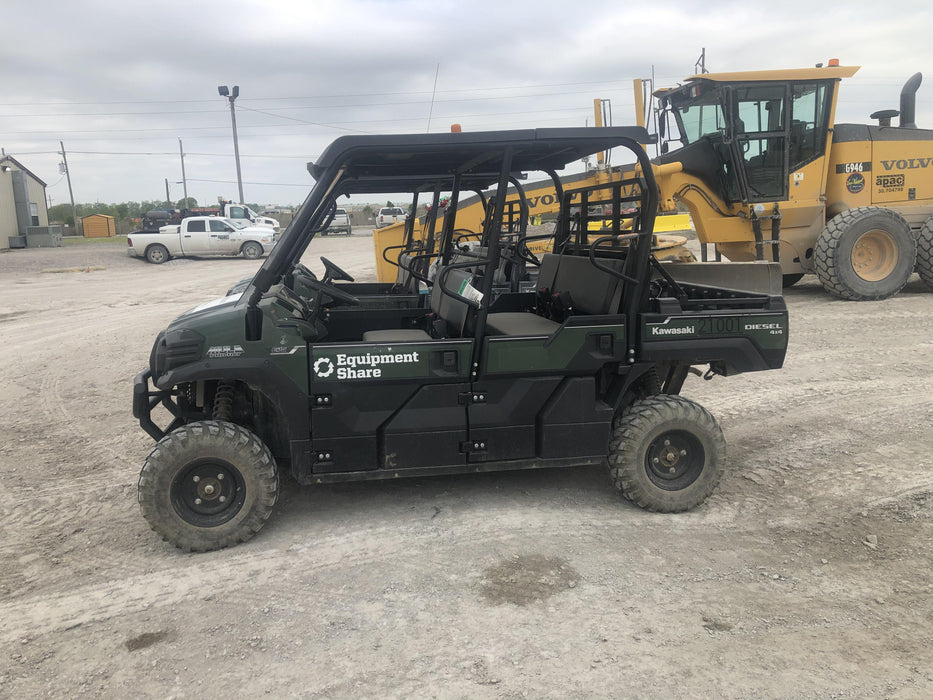 Kawasaki MULE PRO-DX Kawasaki Mule 4x4 Diesel UTV w/Hard Top, Windshield, Beacon, Backup Alarm, ES Keypad/Hardware Installed