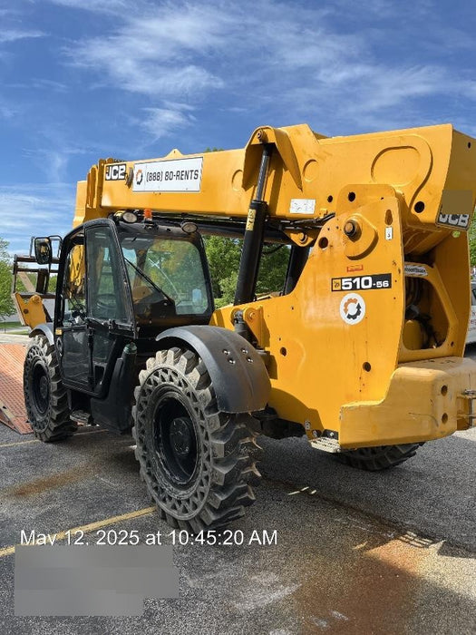 2020 JCB 510-56 Cab/Heat/Air, Solid Tires, Work Lights, Beacon, Aux Hydraulics, Back up Alarm, Lifting Eye, ES Decals