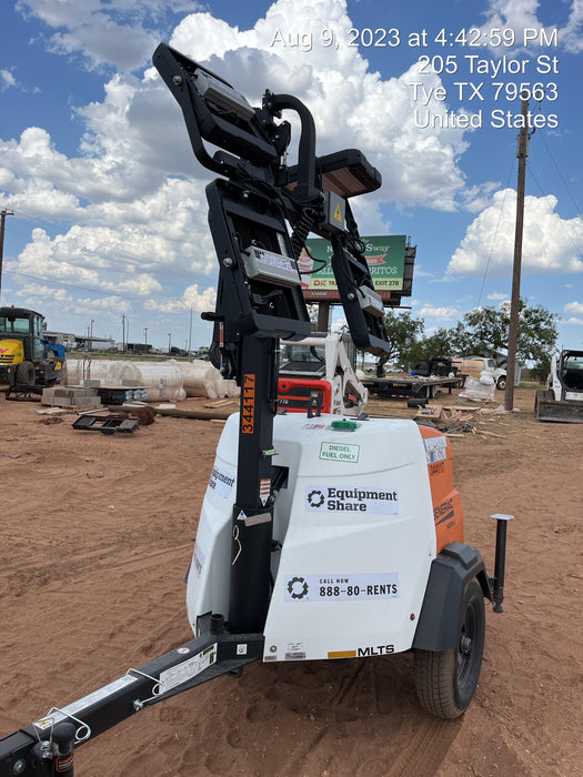 2023 Generac MLT2 Diesel, Flex Switch 120V Input, Powerzone Controller, (4) 320W LED Lights, 4kW Generator, 39.9 Gal Fuel Tank, 2" Ball, T3