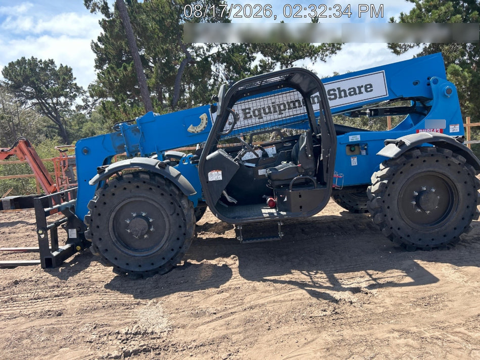 2019 Genie GTH-636 Canopy, Solid RT Tires, LED Work Lights, Beacon 60" QA Carriage, 48" Forks
