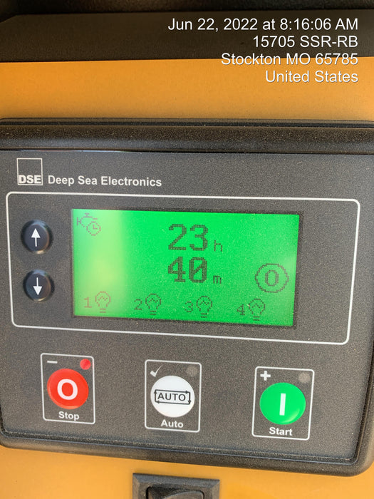 2022 Allmand NLV3GR (4) LED Light Fixture 350W, 23' Vertical Mast, 3kW Prime, Towable, Deep Sea L401, Leveling Jacks, Yanmar T4F 5.8hp