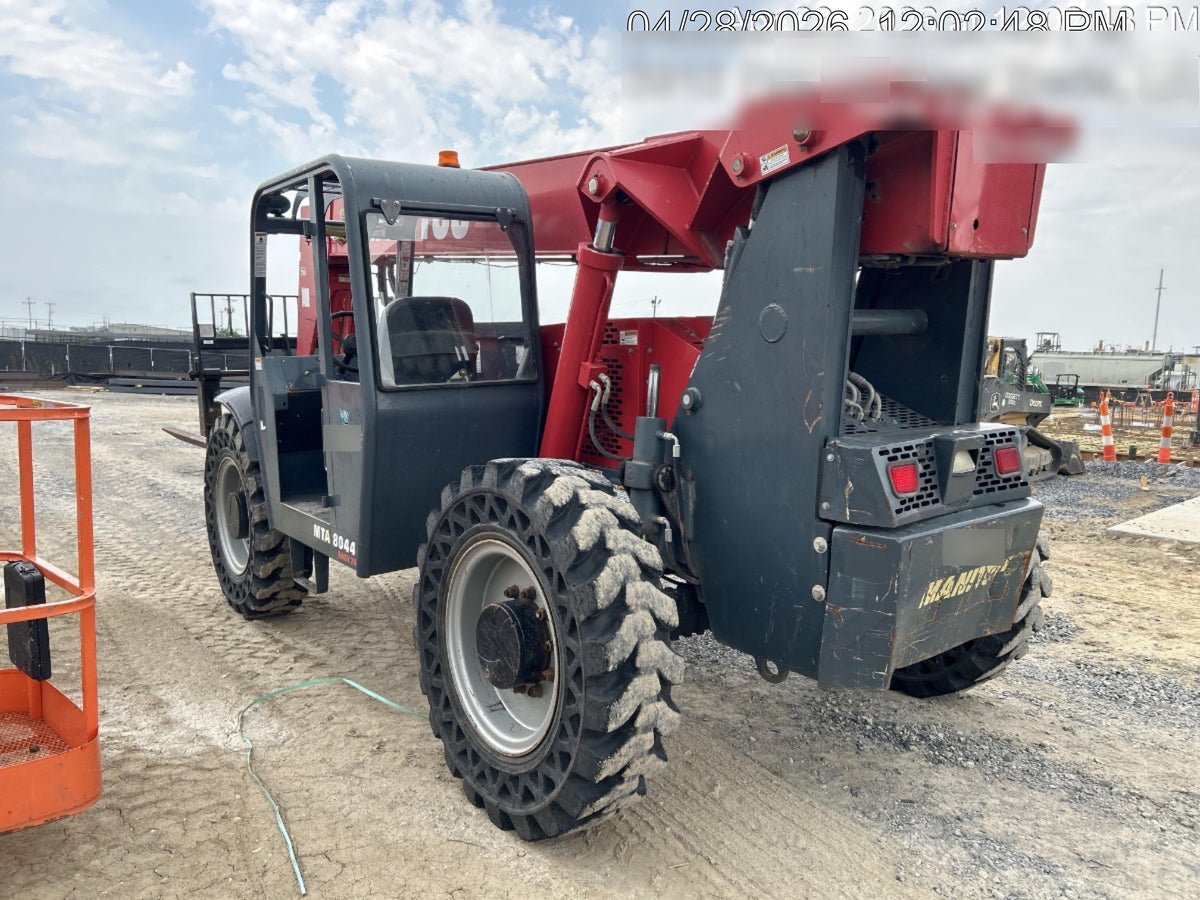 2019 Manitou MTA8044 MTA 8044 - 74 HP T4, Canopy, Worklights/Strobe, Beacon, 66" Carriage, 48" Forks, Solid Tires, Lift Hook, Aux Hydraulics