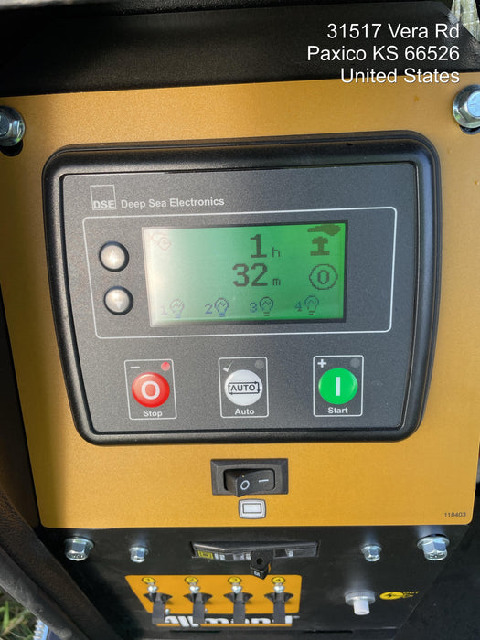 2022 Allmand NLV3GR (4) LED Light Fixture 350W, 23' Vertical Mast, 3kW Prime, Towable, ES Decals, T3