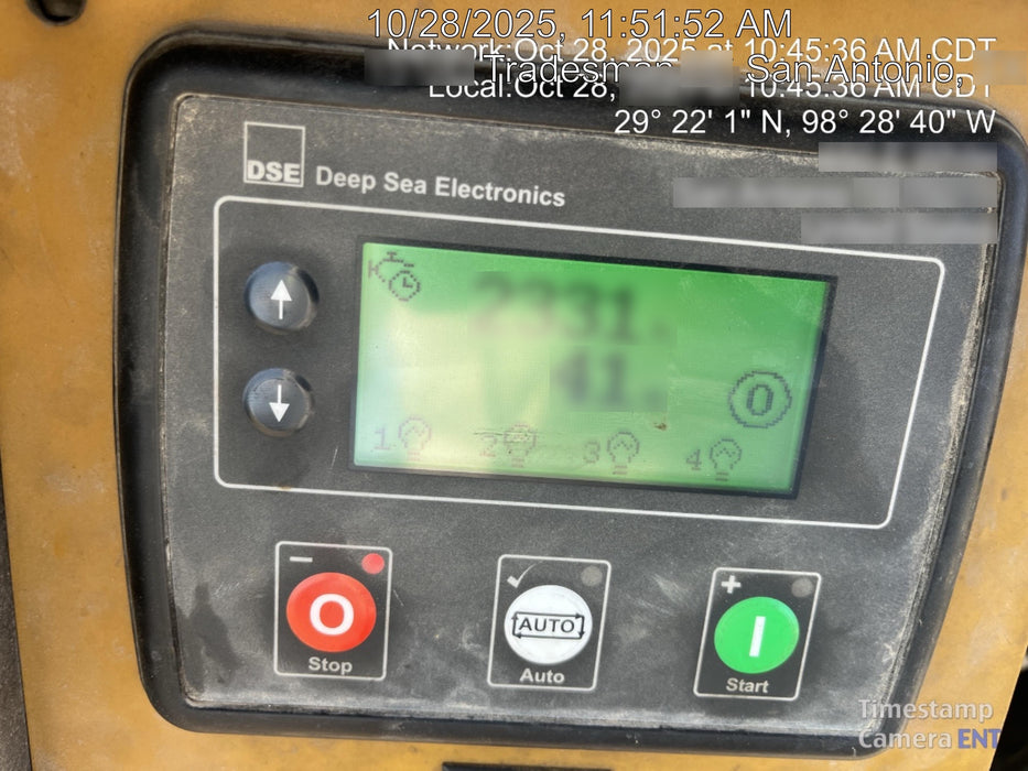 2022 Allmand NLV3GR (4) LED Light Fixture 350W, 23' Vertical Mast, 3kW Prime, Towable, Deep Sea L401, Leveling Jacks, Yanmar T4F 5.8hp