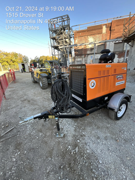 2022 Lincoln Electric Vantage 549X Crosslink Technology, Trailer Mounted, ES Decals, T3