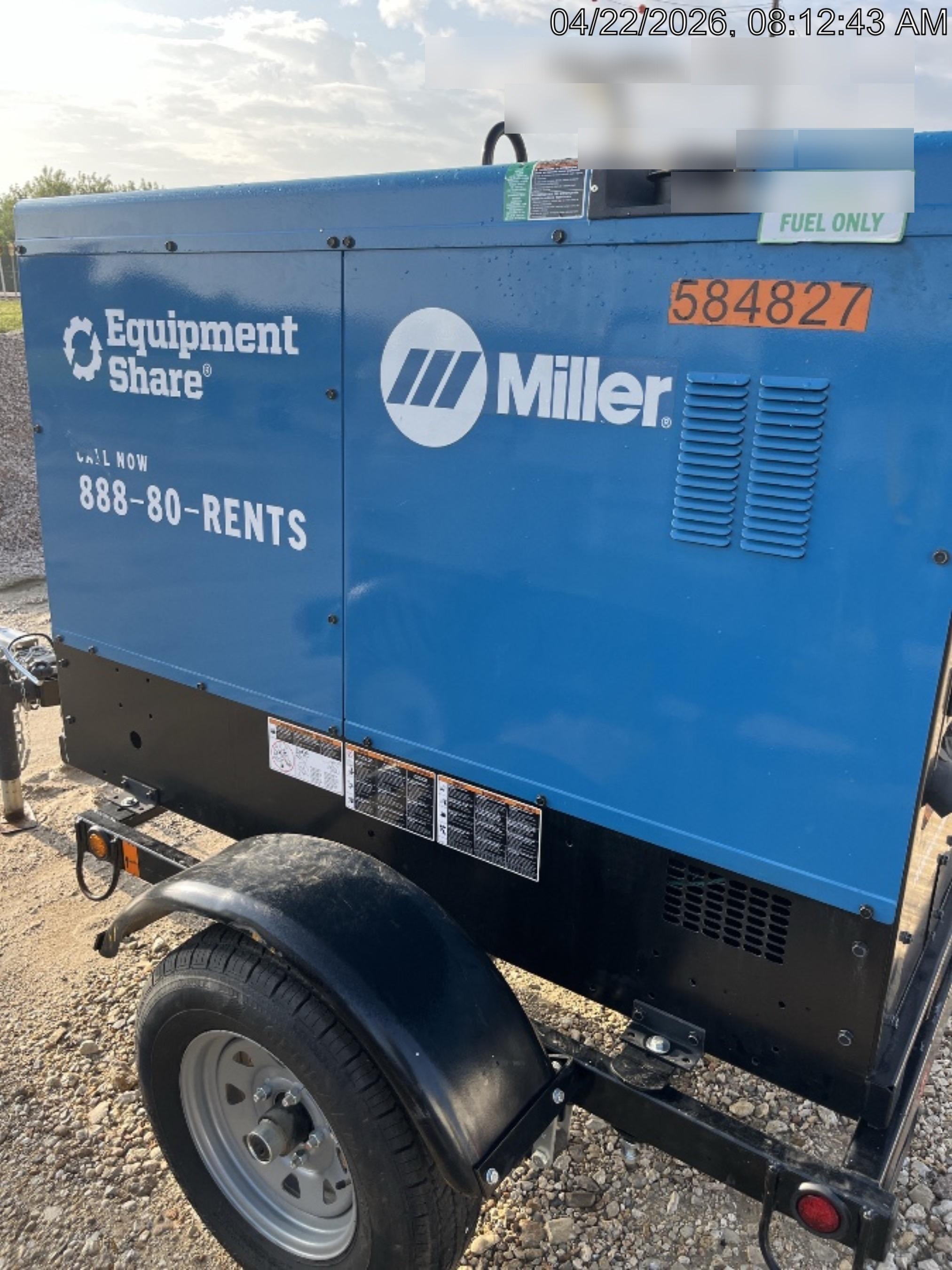 2025 MILLER ELECTRIC BIG BLUE 500