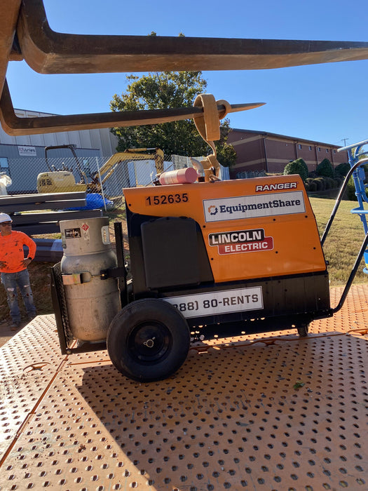 2021 Lincoln Electric Ranger 305 LPG LPG One-Pak (includes undercarriage, tank holder & tank strap) ORANGE