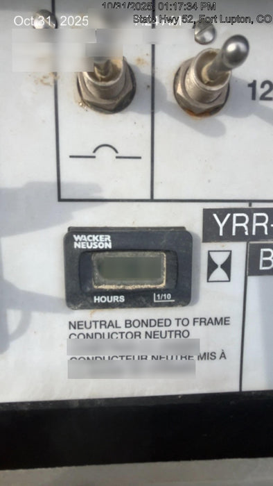 2019 Wacker Neuson LTV6L-MH Wacker Neuson LTV6L Mobile Light Tower w/Fuel Level Sensor Installed