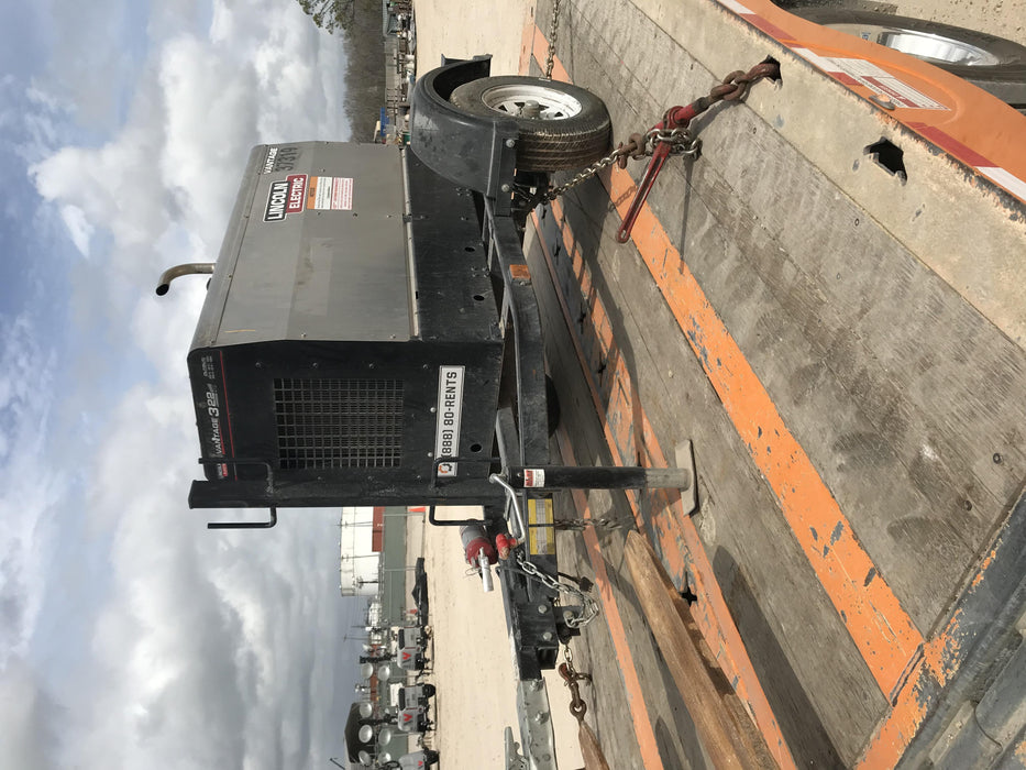2019 Lincoln Electric Vantage 322 Ready-Pak 3, Two Wheel Trailer, Fender and Light Kit, Cable Rack