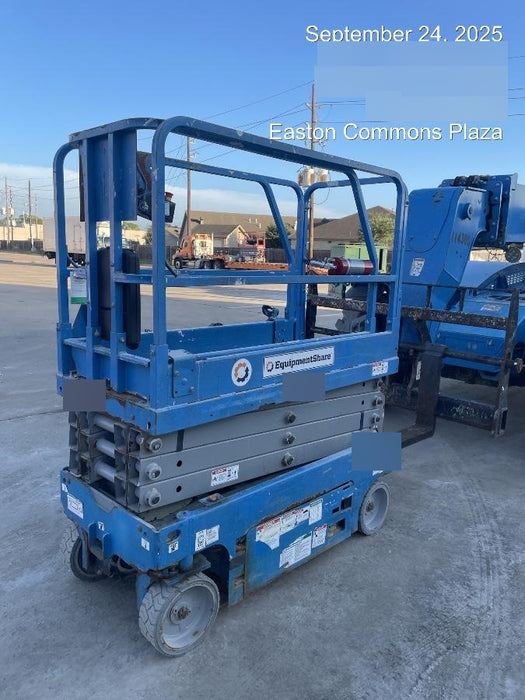 2019 Genie GS-1930 Fixed rails with chain Entry