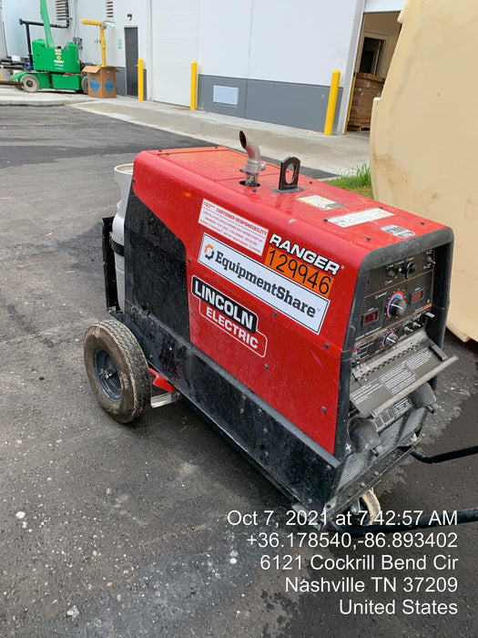 2021 Lincoln Electric Ranger 305 LPG K3430-1, Ranger 305 LPG, Undercarriage, Tank Holder & Strap, 10kw AC Gen, 25hp Kohler LPG Eng