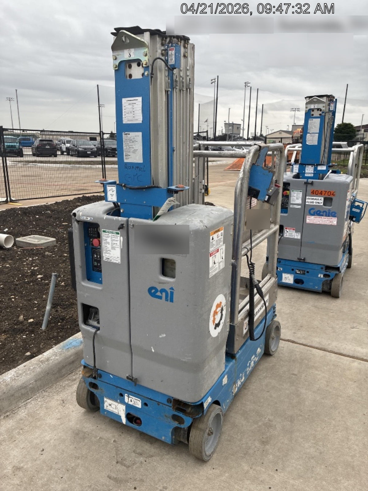 2018 GENIE GR-20