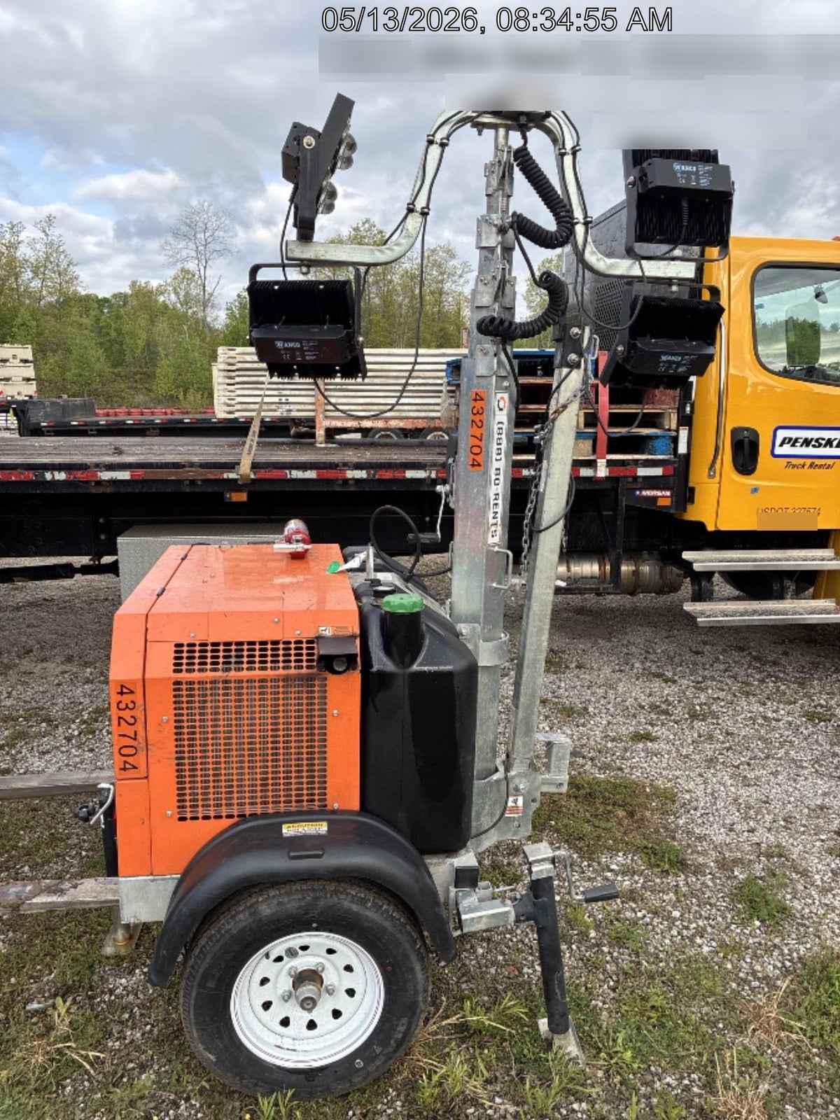 2024 Wanco WLTT-4MM4K Diesel, Deep Sea Controller, Shore Power Plug, Auto Start, (4) 350W LED Floodlights, 4kW Generator, 60 Gal Fuel Tank, 2" Ball, T3
