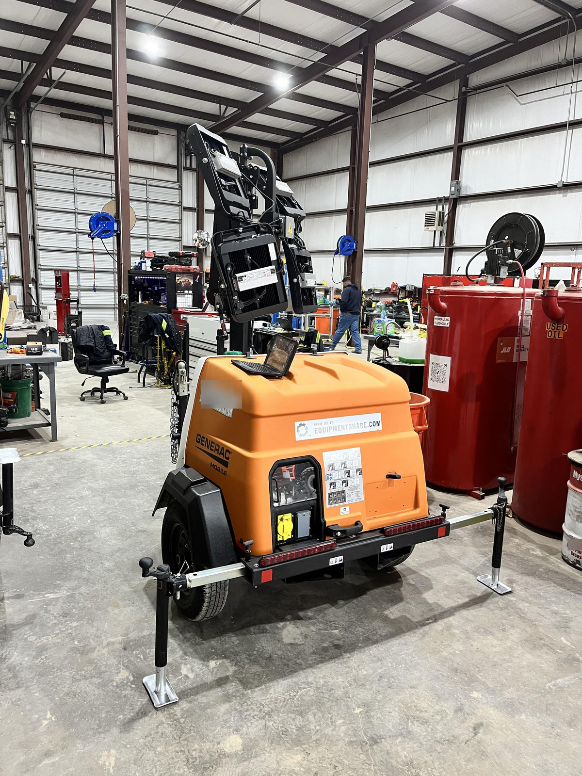 2024 Generac MLT2 Diesel, Flex Switch 120V Input, Powerzone Controller, 
(4) 320W LED Lights, 4kW Generator, 39.9 Gal Fuel Tank, 2" Ball, T3
