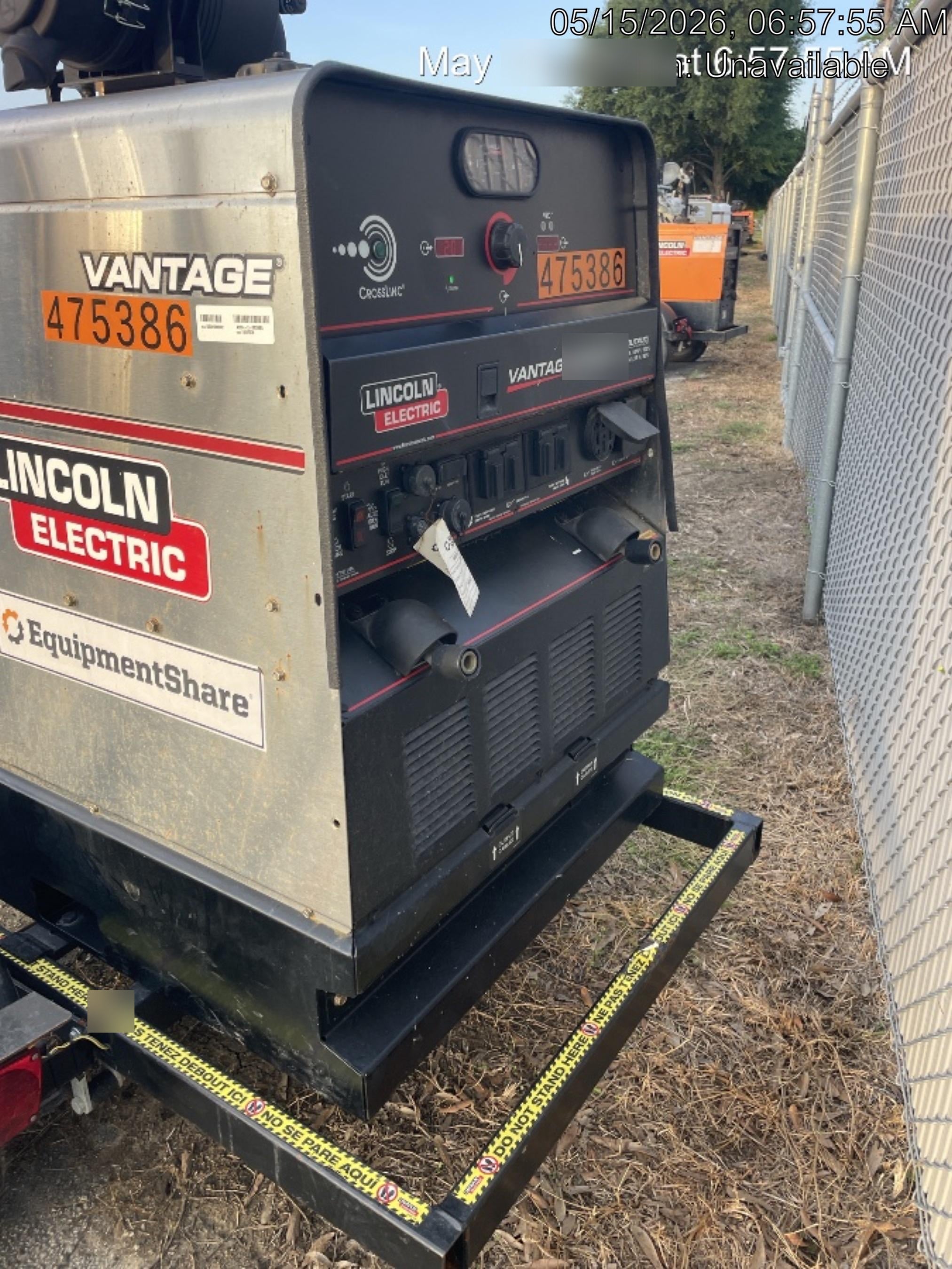 2024 Lincoln Electric Vantage 549X Vantage 549X Ready Pak 3 w/ Telematics & Decals, Stainless (Includes Trailer, Cable Rack, Fender Light Kit), part #K3534-2-RP3MES