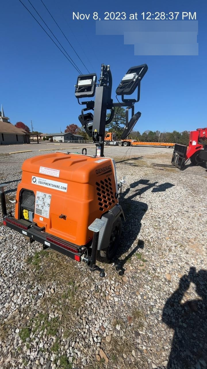 2023 Generac MLT2 Diesel, Flex Switch 120V Input, Powerzone Controller, (4) 320W LED Lights, 4kW Generator, 39.9 Gal Fuel Tank, 2" Ball, T3