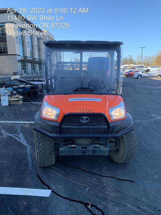 2020 Kubota RTV-X1140W-H Canopy, 4-Seater, Diesel, Windshield Acrylic Clear, Strobe Light, Backup Alarm