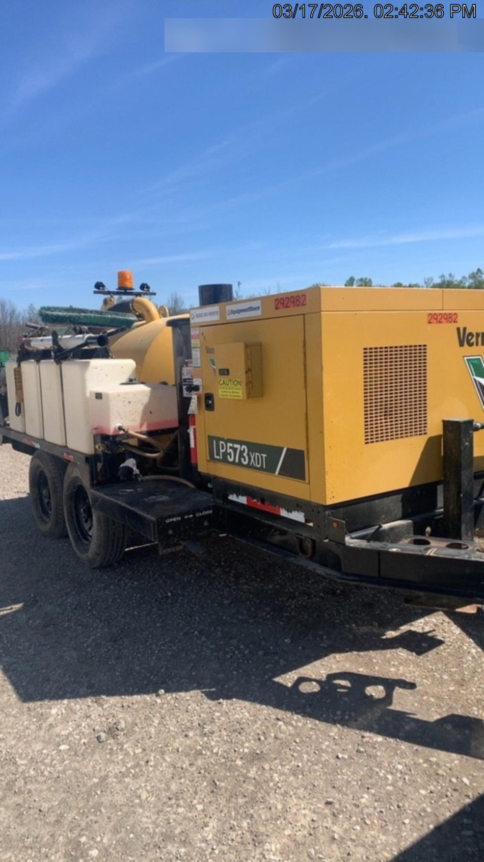 2023 Vac-Tron LP573XDT T4 Koehler Diesel Engine, 500 Gallon Debris Tank, x2 100 Gallon Water Tanks