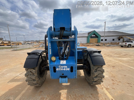 2018 Genie GTH-636 Genie GTH-636 w/Open ROPS, Work Lights, Solid Tires, RH Cab Mesh, Beacon, 48" Carriage and Forks